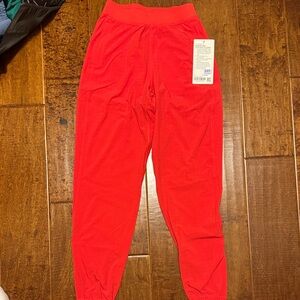 lululemon Adapted State Perforated HR Jogger in Red